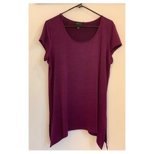 Purple dressy top